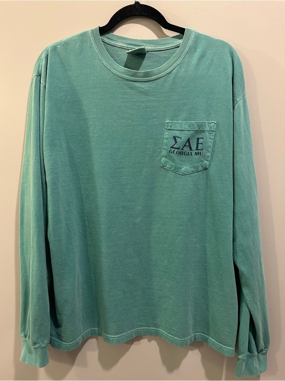 Comfort Colors Sigma Alpha Epsilon UGA Fall Formal 2018 Tee Green Size L